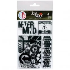 Never Mind Bad Girls Clear Stamp 4x6 By Ciao Bella Stamping Art