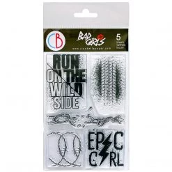 Epic Girl Bad Girls Clear Stamp 4x6 By Ciao Bella Stamping Art