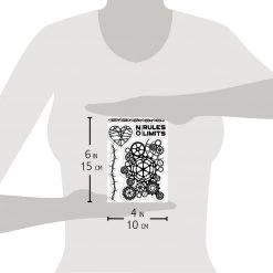 No Rules No Limits Bad Girls Clear Stamp 4x6 By Ciao Bella Stamping Art Newly Added Products!