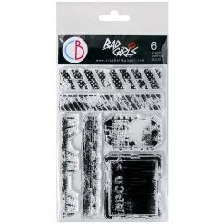 Urban Tags & Borders Bad Girls Clear Stamp 4x6 By Ciao Bella Stamping Art Newly Added Products!