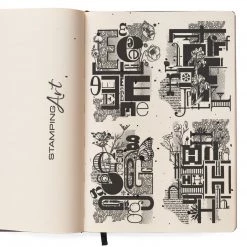 Newly Added Products! Design Letters EFGH - Clear Stamp 6x8 By Ciao Bella Stamping Art