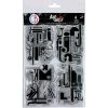 Design Letters IJKL - Clear Stamp 6x8 By Ciao Bella Stamping Art Newly Added Products!