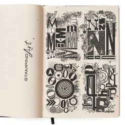 Design Letters MNOP - Clear Stamp 6x8 By Ciao Bella Stamping Art Newly Added Products!