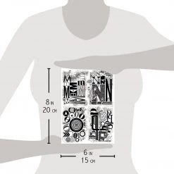 Design Letters MNOP - Clear Stamp 6x8 By Ciao Bella Stamping Art Newly Added Products!