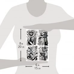 Design Letters QRST - Clear Stamp 6x8 By Ciao Bella Stamping Art 7 Design Letters QRST - Clear Stamp 6x8 By Ciao Bella Stamping Art