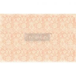 Prima Re-Design Wholesale Peach Damask Decoupage Decor Tissue Paper Redesign With Prima