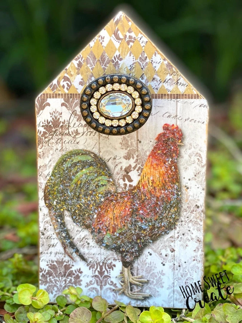 All Paint Products Tuscan Roost A4 Rooster Rice Paper Digital Deco Design Collection 5 All Paint Products Tuscan Roost A4 Rooster Rice Paper Digital Deco Design Collection