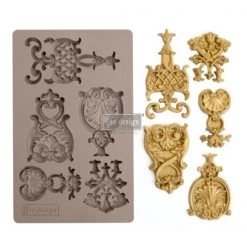 Prima Re-Design Regal Emblems Silicone Mold Redesign With Prima Decor Mould Decor Moulds