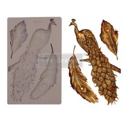 Prima Re-Design Regal Peacock Silicone Mold Redesign With Prima Decor Mould Decor Moulds