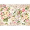 Prima Re-Design Wholesale Amiable Roses Decor Rice Paper 11.5" X 16.25"