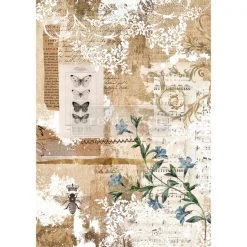 Prima Re-Design Botanical Sonata Decor Rice Paper 11.5" X 16.25"