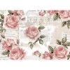 Prima Re-Design Floral Sweetness Decor Rice Paper 11.5" X 16.25"