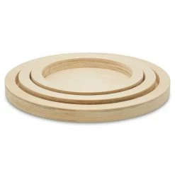 All Paint Products Wood Circle Set - 3 Piece Collection