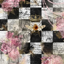 All Paint Products Royal Queen Bee A3 Rice Paper Digital Deco Design Collection