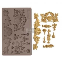 Prima Re-Design Seawashed Treasures Silicone Mold Redesign With Prima Decor Mould Decor Moulds