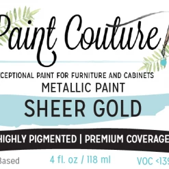 Sheer Gold Paint Couture Glass Metallic Paint (Limited Edition)
