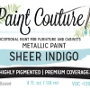 Sheer Indigo Paint Couture Glass Metallic Paint (Limited Edition)