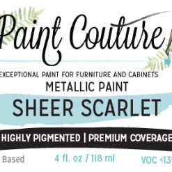 Sheer Scarlet Paint Couture Glass Metallic Paint (Limited Edition)
