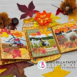 Papercraft & Scrapbooking The Sound Of Autumn Fussy Cut Pad 6x6 24/Pkg By Ciao Bella