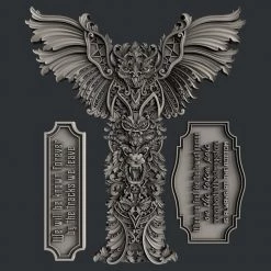 All Paint Products Totem Pole Silicone Mold By Zuri