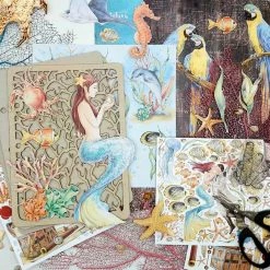 Papercraft & Scrapbooking Under Water Love Fussy Cut Pad 6x6 24/Pkg By Ciao Bella