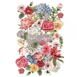 Prima Re-Design Wondrous Floral II Transfer Redesign With Prima Decor Transfers