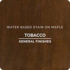 Water Based Wood Stain General Finishes Tobacco Wood Stain