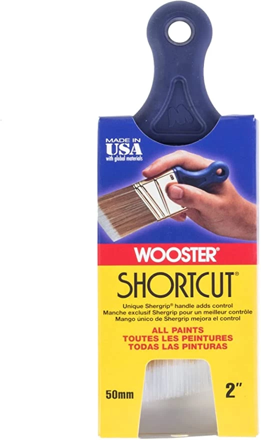 Brushes & Applicators 2 In. Wooster Flexible Shortcut Polyester Angle Sash Brush 3 Brushes & Applicators 2 In. Wooster Flexible Shortcut Polyester Angle Sash Brush