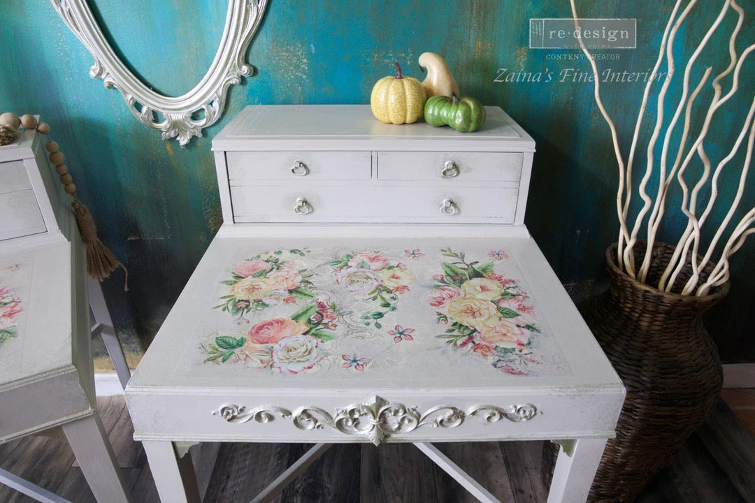 Prima Re-Design Wholesale Amiable Roses Decor Rice Paper 11.5" X 16.25" 4 Prima Re-Design Wholesale Amiable Roses Decor Rice Paper 11.5" X 16.25"