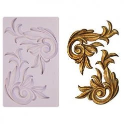 Prima Re-Design Antique Scrolls Silicone Mold Redesign With Prima Decor Mould Decor Moulds