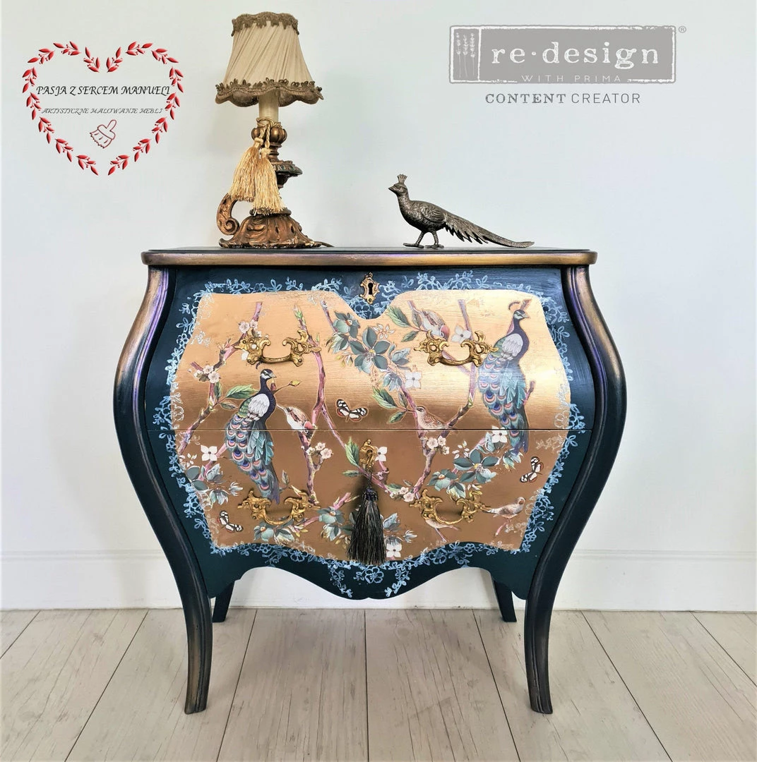 Prima Re-Design Avian Sanctuary Peacock Transfer Redesign With Prima 8 Prima Re-Design Avian Sanctuary Peacock Transfer Redesign With Prima