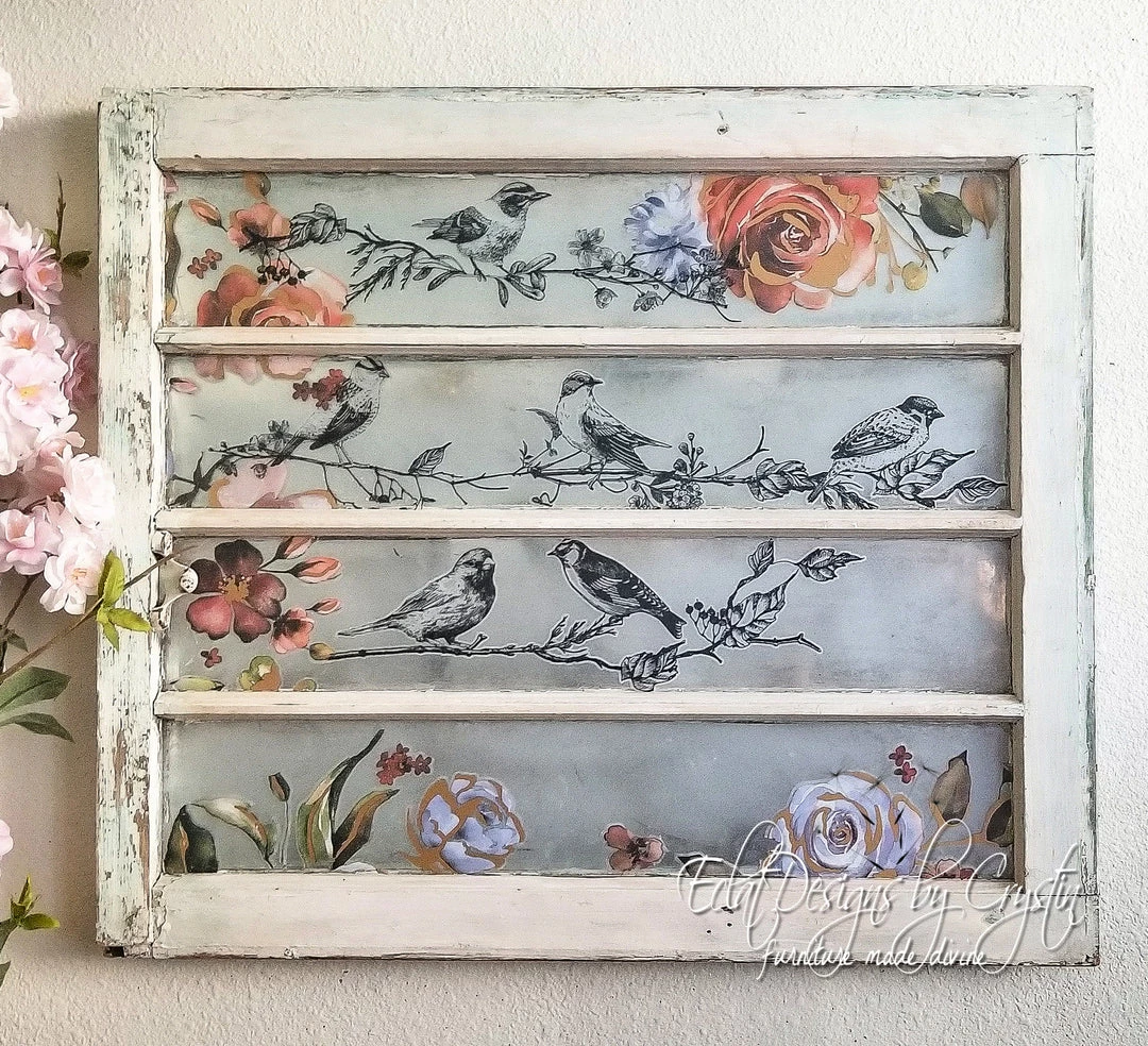 Prima Re-Design Birds & Berries Transfer Redesign With Prima – TOTAL SHEET SIZE 24″ X 34″, CUT INTO 3 SHEETS 7 Prima Re-Design Birds & Berries Transfer Redesign With Prima – TOTAL SHEET SIZE 24″ X 34″, CUT INTO 3 SHEETS