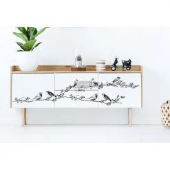 Prima Re-Design Birds & Berries Transfer Redesign With Prima – TOTAL SHEET SIZE 24″ X 34″, CUT INTO 3 SHEETS