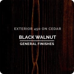 Black Walnut Exterior 450 Stain General Finishes