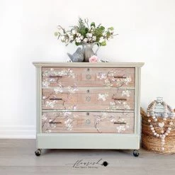 Prima Re-Design Decor Transfers Blossom Flight Redesign With Prima – TOTAL SHEET SIZE 24″ X 35″, CUT INTO 3 SHEETS