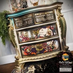 Prima Re-Design CeCe Border Lace Silicone Mold Redesign With Prima Decor Mould