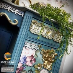 Prima Re-Design CeCe Border Lace Silicone Mold Redesign With Prima Decor Mould