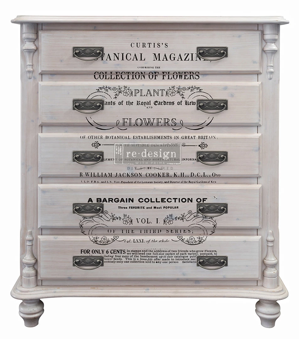 Prima Re-Design BOTANICAL MAGAZINE – TOTAL SHEET SIZE 24″X35″, CUT INTO 3 SHEETS 4 Prima Re-Design BOTANICAL MAGAZINE – TOTAL SHEET SIZE 24″X35″, CUT INTO 3 SHEETS