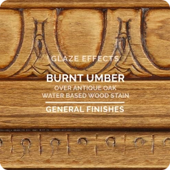 Burnt Umber Glaze Effects General Finishes