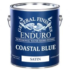 Clearance General Finishes Rusted Top Clearance Coastal Blue Poly Satin Quart General Finishes
