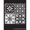 Prima Re-Design Coastal Tile Stencil Redesign With Prima Size 9"×13.5" Redesign Stencils