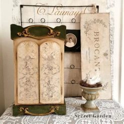 Prima Re-Design Decor Transfers Distressed Borders II Transfer Redesign With Prima - Total Sheet Size: 24″ X 35″, CUT INTO 3 SHEETS