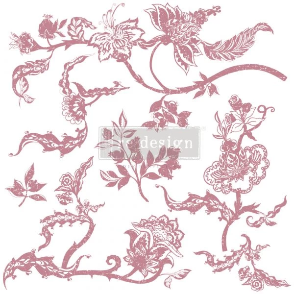 Prima Re-Design Distressed Floral Parts Stamp Redesign Decor Clear-Cling Stamp Decor Clear-Cling Stamps 3 Prima Re-Design Distressed Floral Parts Stamp Redesign Decor Clear-Cling Stamp Decor Clear-Cling Stamps