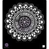 Prima Re-Design Redesign Stencils Doily #3 Stencil Redesign With Prima Size 6"× 6"