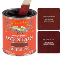 Empire Red Dye Stain General Finishes