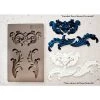 Prima Re-Design Everleigh Flourish Silicone Mold Redesign With Prima Decor Mould Decor Moulds