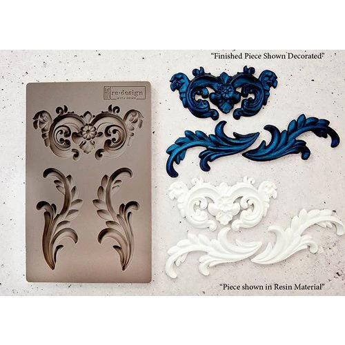 Prima Re-Design Everleigh Flourish Silicone Mold Redesign With Prima Decor Mould Decor Moulds 3 Prima Re-Design Everleigh Flourish Silicone Mold Redesign With Prima Decor Mould Decor Moulds
