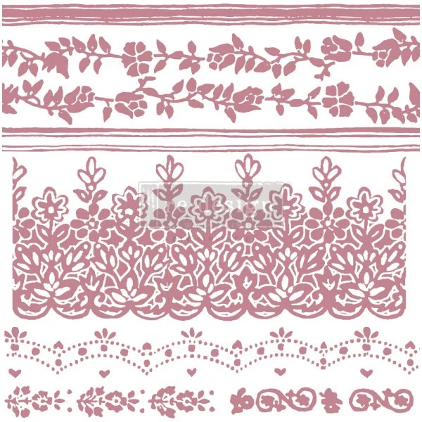 Prima Re-Design Decor Clear-Cling Stamps Floral Borders Stamp Redesign Decor Clear-Cling Stamp 3 Prima Re-Design Decor Clear-Cling Stamps Floral Borders Stamp Redesign Decor Clear-Cling Stamp