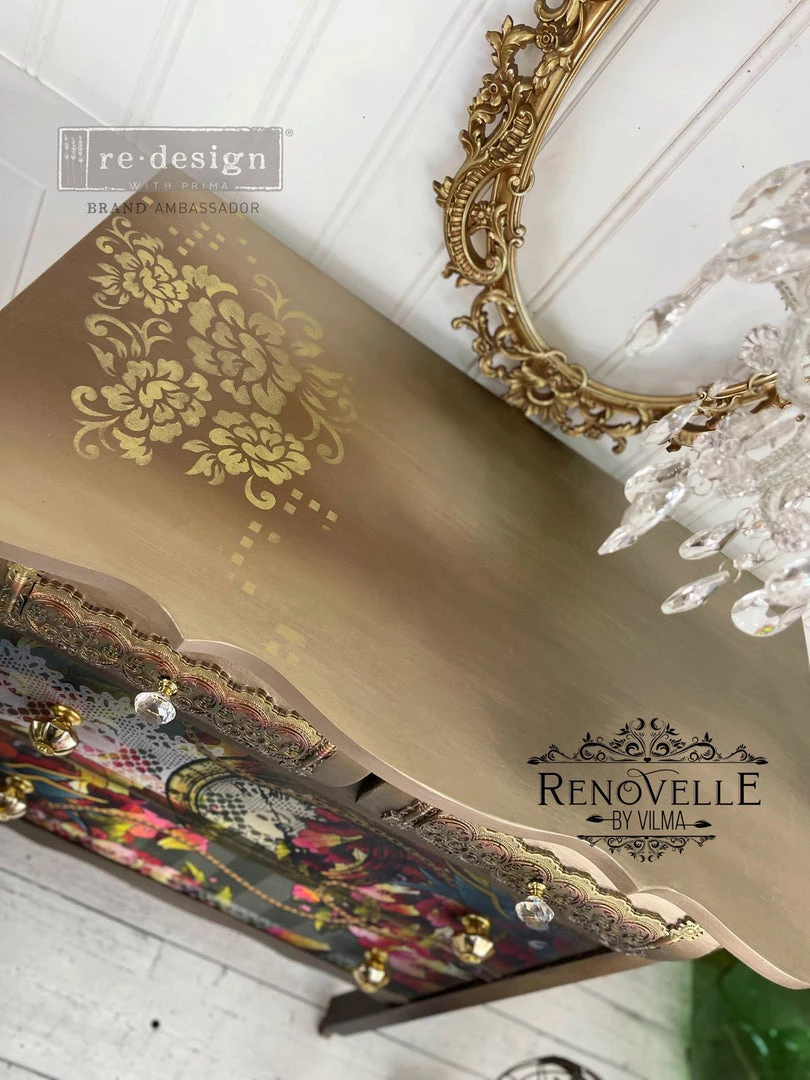 Prima Re-Design Redesign Stencils Floral Matrix Stencil CeCe Restyled Redesign With Prima Size 18"×25.5" 10 Prima Re-Design Redesign Stencils Floral Matrix Stencil CeCe Restyled Redesign With Prima Size 18"×25.5"