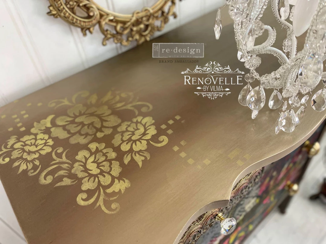 Prima Re-Design Redesign Stencils Floral Matrix Stencil CeCe Restyled Redesign With Prima Size 18"×25.5" 8 Prima Re-Design Redesign Stencils Floral Matrix Stencil CeCe Restyled Redesign With Prima Size 18"×25.5"